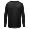 Gore Wear Men's Energetic Long Sleeve Tee - Black 2 Gore Wear Men's Energetic Long Sleeve Tee - Black -Daily Flex Shop 100751 9900 main fbhr 79031