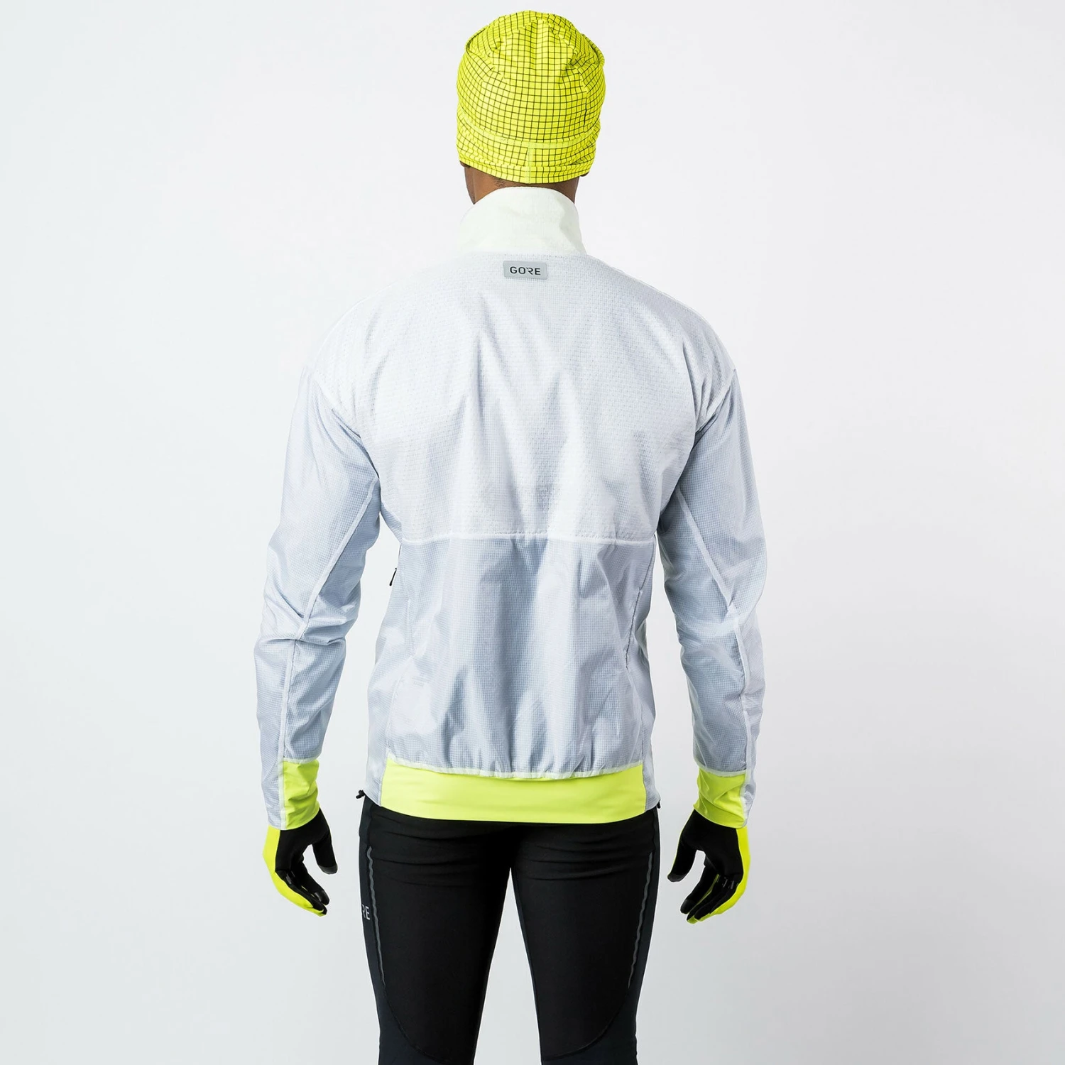 Gore Wear Men's Drive Jacket - White/Neon Yellow 6 Gore Wear Men's Drive Jacket - White/Neon Yellow - Image 4