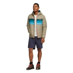 Cotopaxi Men's Fuego Down Hooded Jacket - Stone Stripe -Daily Flex Shop 1200x1200 png S23 M Fuego Down Hooded Jacket Stone Stripes 2