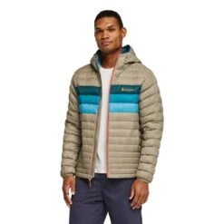 Cotopaxi Men's Fuego Down Hooded Jacket - Stone Stripe -Daily Flex Shop 1200x1200 png S23 M Fuego Down Hooded Jacket Stone Stripes 3