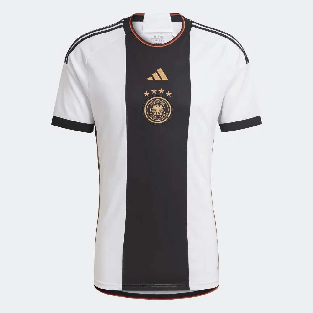 ADIDAS Men's Germany 2022 Home Jersey - White 3 ADIDAS Men's Germany 2022 Home Jersey - White