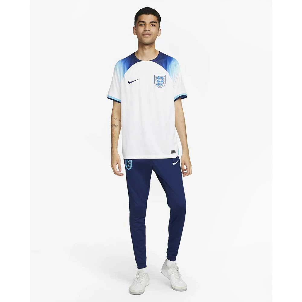 Nike Men's England 2022/23 Dri-FIT Home Stadium Jersey - White/Blue Fury 5 Nike Men's England 2022/23 Dri-FIT Home Stadium Jersey - White/Blue Fury - Image 3