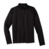 BROOKS Men's Dash 1/2 Zip Top - Black 1 BROOKS Men's Dash 1/2 Zip Top - Black -Daily Flex Shop 211298 001 lf Dash Half Zip