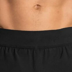 BROOKS Men's Sherpa Split Short 3in - Black -Daily Flex Shop 211329 001 D1 Sherpa 3in Split Short