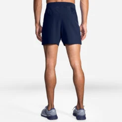 BROOKS Men's Sherpa 5" Short - Navy -Daily Flex Shop 211332 451 MB Sherpa 5in Short