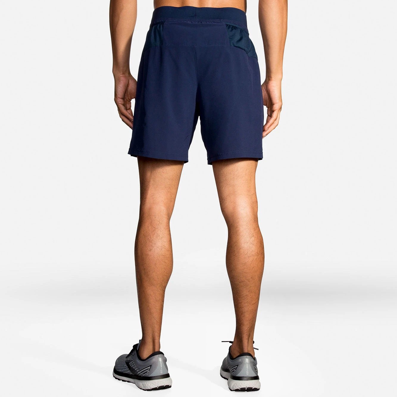 BROOKS Men's Sherpa 7" 2-In-1 Short - Navy 5 BROOKS Men's Sherpa 7" 2-In-1 Short - Navy - Image 3
