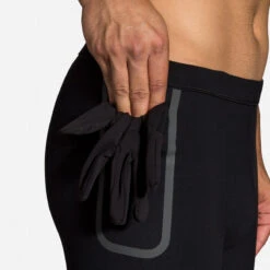 BROOKS Men's Momentum Thermal Tight - Black 14 BROOKS Men's Momentum Thermal Tight - Black -Daily Flex Shop 211359 001 D2 Momentum Thermal Tight