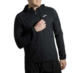 BROOKS Men's Canopy Jacket 2022 - Black 16 BROOKS Men's Canopy Jacket 2022 - Black -Daily Flex Shop 211385 001 MA Canopy Jacket