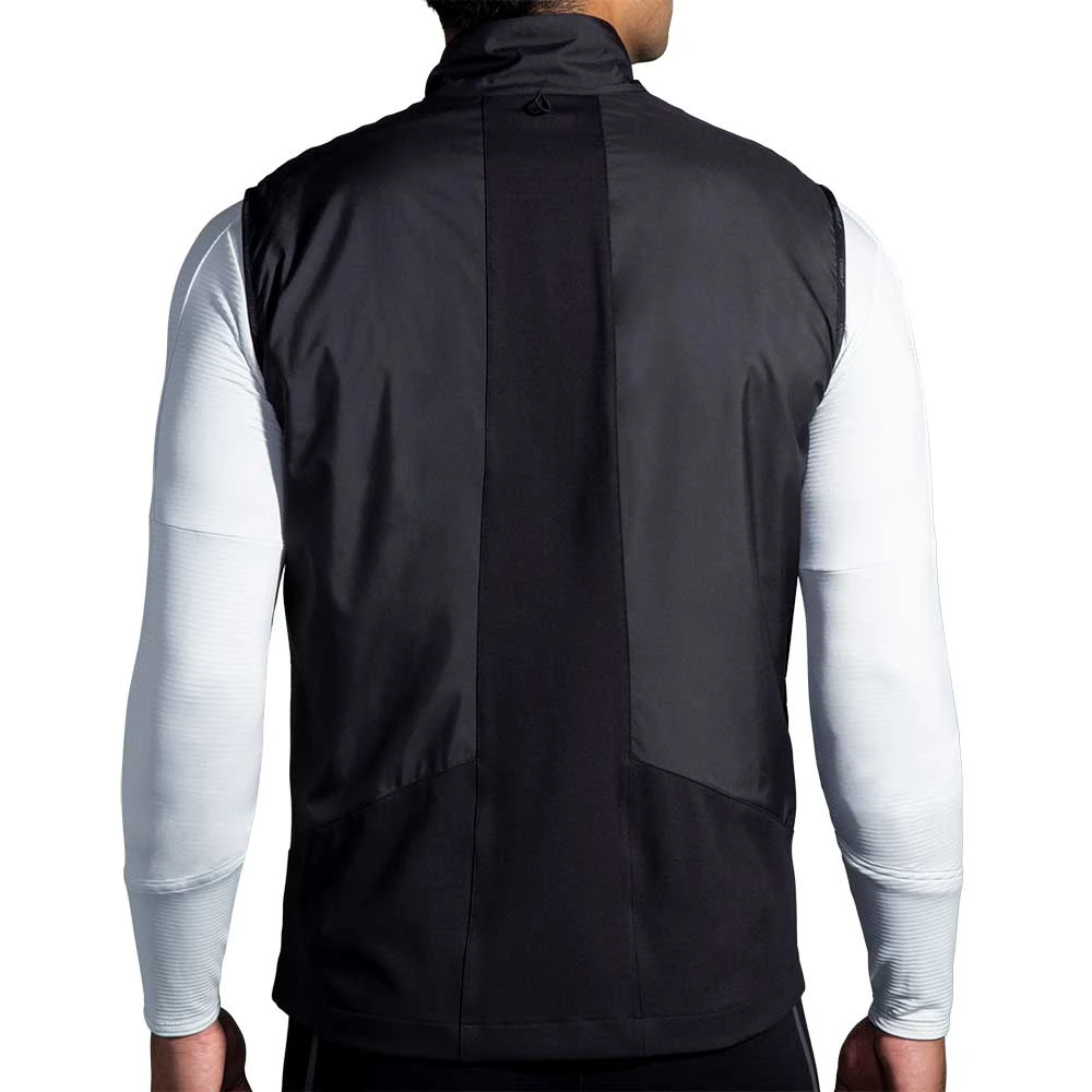 BROOKS Men's Shield Hybrid Vest 2.0 - Black 5 BROOKS Men's Shield Hybrid Vest 2.0 - Black - Image 3