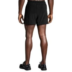 BROOKS Men's Moment 5in Short - Black -Daily Flex Shop 211427 001 MB Moment 5in Short