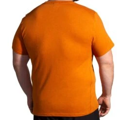 BROOKS Men's Distance Short Sleeve 2.0 Top- Htr Autumnal -Daily Flex Shop 211453 858 MB Distance Short Sleeve 2