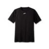 BROOKS Men's High Point Short Sleeve Shirt - Black 2 BROOKS Men's High Point Short Sleeve Shirt - Black -Daily Flex Shop 211475 001 LF High Point Short Sleeve