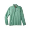 BROOKS Men's Dash 1/2 Zip 2.0 - Htr Sage -Daily Flex Shop 211492 393 LF Dash Half Zip 2