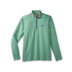 BROOKS Men's Dash 1/2 Zip 2.0 - Htr Sage