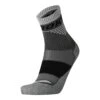BROOKS Unisex High Point Crew Sock - Asphalt/Black -Daily Flex Shop 280491 012 D1 High Point Crew