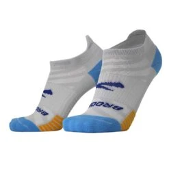 BROOKS Unisex Ghost Lite No Show 2-Pack Socks- Blue/Peacoat & Light -Daily Flex Shop 280496 435 D2 Ghost Lite No Show 2 Pack