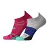 BROOKS Unisex Ghost Lite No Show 2-Pack Socks - Pink/Salt & Light Grey 1 BROOKS Unisex Ghost Lite No Show 2-Pack Socks - Pink/Salt & Light Grey -Daily Flex Shop 280496 612 LF Ghost Lite No Show 2 Pack