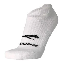 BROOKS Unisex Ghost No Show Sock - White