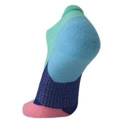 BROOKS Unisex Ghost No Show Sock - Salt Air/Pink -Daily Flex Shop 280498 413 D2 Ghost No Show