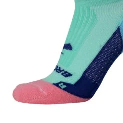 BROOKS Unisex Ghost No Show Sock - Salt Air/Pink -Daily Flex Shop 280498 413 D3 Ghost No Show