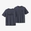 Patagonia Men's Capilene Cool Daily Graphic Shirt - '73 Skyline: Smolder Blue X-Dye 2 Patagonia Men's Capilene Cool Daily Graphic Shirt - '73 Skyline: Smolder Blue X-Dye -Daily Flex Shop 45235 SKYX