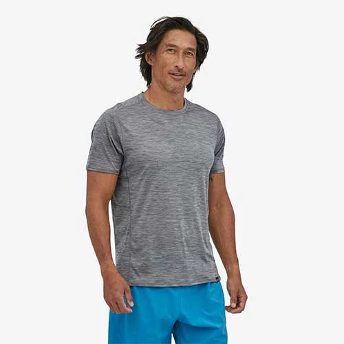 Patagonia Men's Capilene Cool Lightweight Shirt - Forge Grey - Feather Grey X-Dye 4 Patagonia Men's Capilene Cool Lightweight Shirt - Forge Grey - Feather Grey X-Dye - Image 2