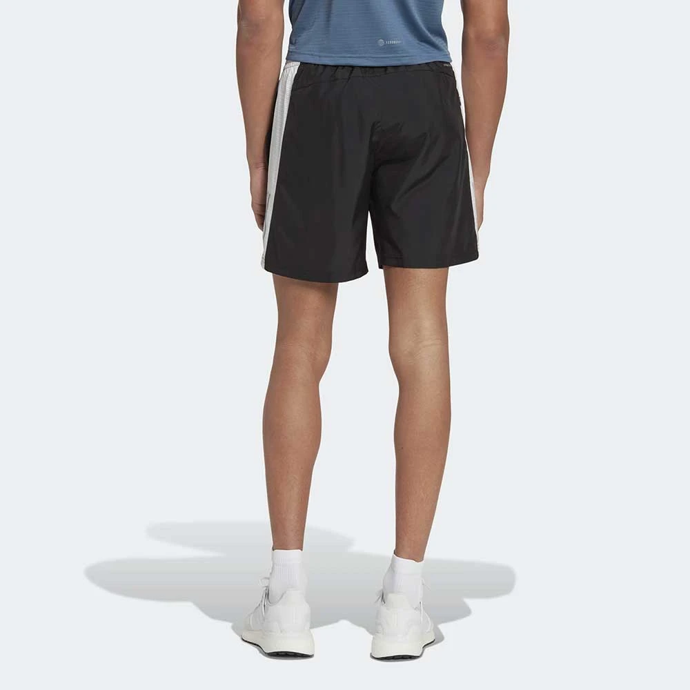 ADIDAS Men's Own The Run 7" Short - Black/White 4 ADIDAS Men's Own The Run 7" Short - Black/White - Image 2