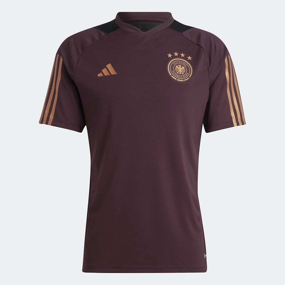ADIDAS Men's Germany 2022 Tiro Training Jersey - Shadow Maroon 3 ADIDAS Men's Germany 2022 Tiro Training Jersey - Shadow Maroon