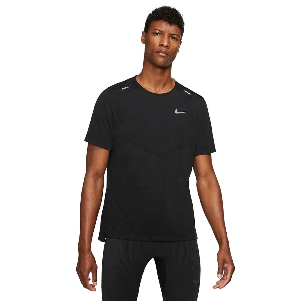 Men's Nike Rise 365 Dri-FIT Short-Sleeve Running Top- Black 3 Men's Nike Rise 365 Dri-FIT Short-Sleeve Running Top- Black