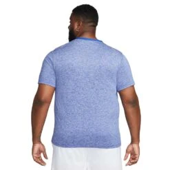 Men's Nike Dri-FIT Rise 365 Short Sleeve Running Top - Game Royal/Heather/Reflective Silver -Daily Flex Shop AURORA CZ9184 482 PHSYM009 2000