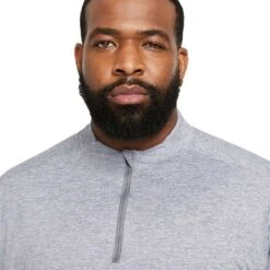Men's Nike DriFIT Element 1/2 Zip Running Top - Smoke Grey/Grey Fog/Reflective Silver -Daily Flex Shop AURORA DD4756 084 PHSYM011 2000