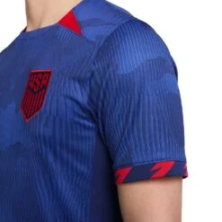 Men's USMNT 2023 Stadium Away Nike Dri-FIT Soccer Jersey - Hyper Royal/Loyal Blue/Speed Red/Speed Red -Daily Flex Shop AURORA DR3971 405 PHSYM004 2000