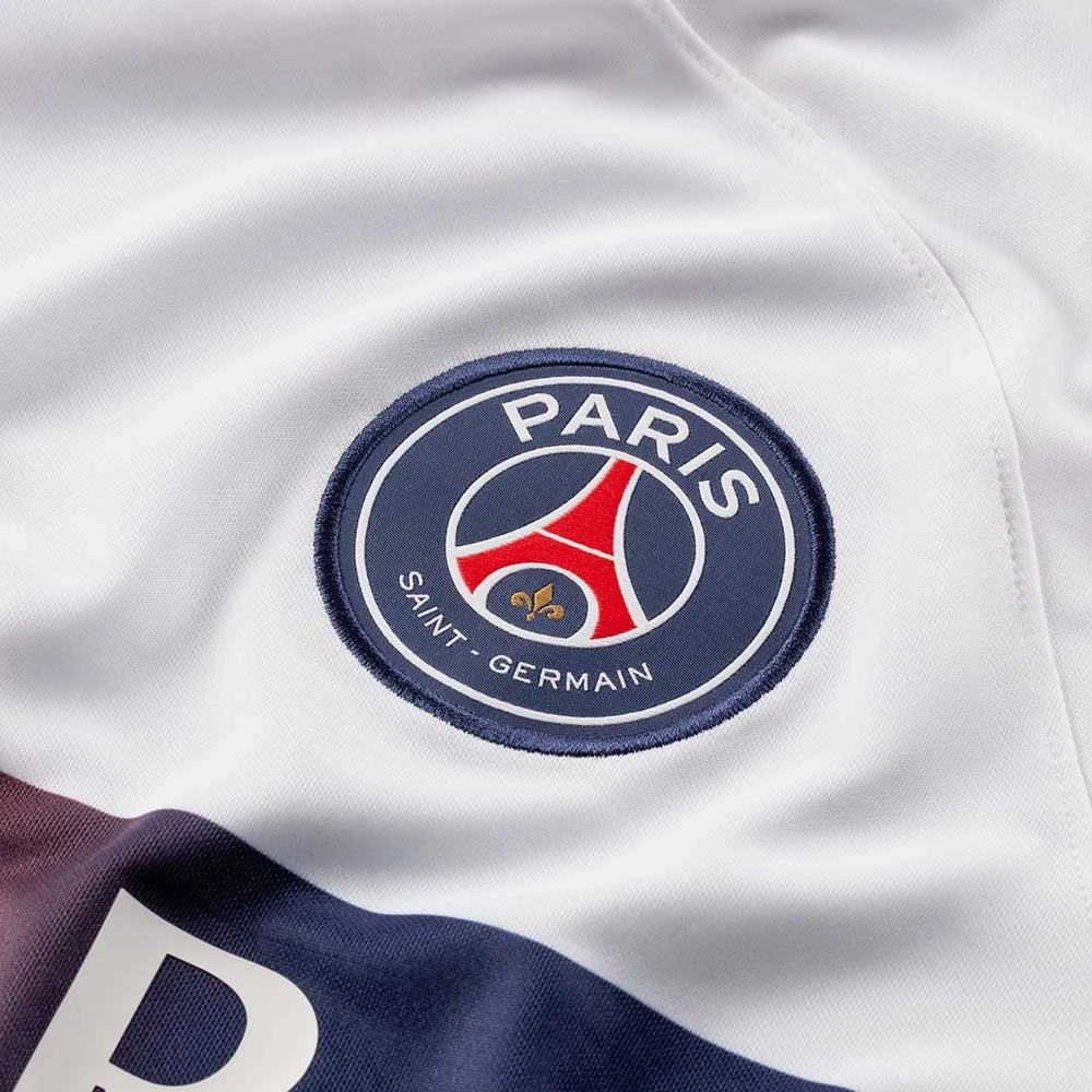 Men's Paris Saint-Germain 2023/24 Stadium Away Nike Dri-FIT Soccer Jersey - White/Midnight Navy 8 Men's Paris Saint-Germain 2023/24 Stadium Away Nike Dri-FIT Soccer Jersey - White/Midnight Navy - Image 6