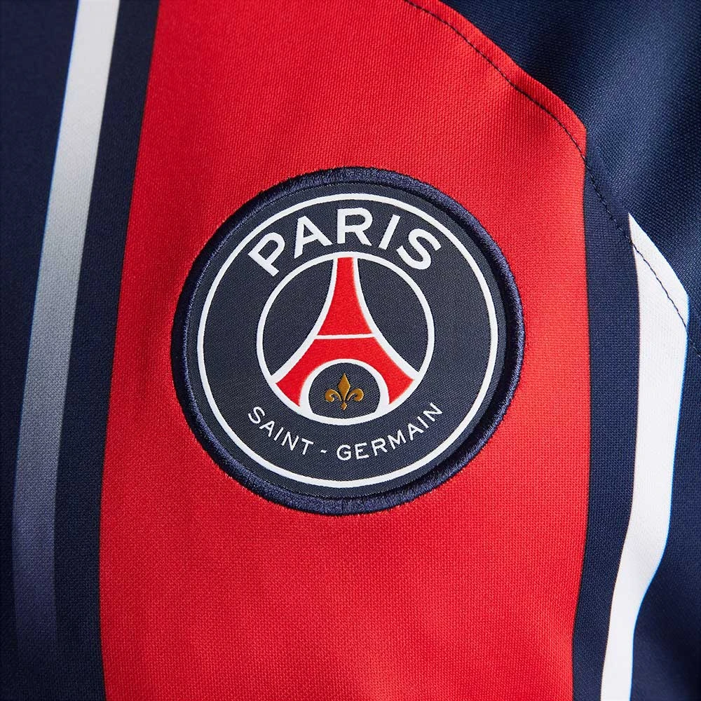 Nike Men's Paris Saint-Germain 2023/24 Stadium Home Dri-FIT Jersey - Midnight Navy/University Red 7 Nike Men's Paris Saint-Germain 2023/24 Stadium Home Dri-FIT Jersey - Midnight Navy/University Red - Image 5