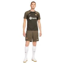 Men's FC Barcelona Strike Nike Dri-FIT Knit Soccer Top- Sequoia/Black/White -Daily Flex Shop AURORA DX3016 358 PHSYM006 2000 1