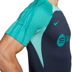 Men's FC Barcelona Strike Third Nike Dri-FIT Soccer Short-Sleeve Top - Thunder Blue/Light Aqua/Energy/Energy -Daily Flex Shop AURORA DZ0783 438 PHSYM004 2000