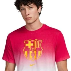 Nike Men's FC Barcelona Crest Tee - White/Noble Red/Deep Royal Blue/Amarillo -Daily Flex Shop AURORA FJ1705 100 PHSYM001 2000 1
