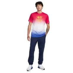 Nike Men's FC Barcelona Crest Tee - White/Noble Red/Deep Royal Blue/Amarillo -Daily Flex Shop AURORA FJ1705 100 PHSYM002 2000 1