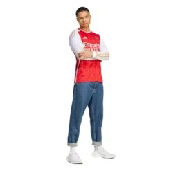 ADIDAS Arsenal FC Home LS Jersey - Betsca,White -Daily Flex Shop Arsenal 23 24 Long Sleeve Home Jersey Red HZ2085 25 model