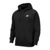 Men's Nike Sportswear Club Fleece Pullover Hoodie - Black/Black/White -Daily Flex Shop BV2654 010 PHSFH001 2000