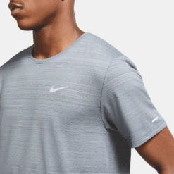 Men's Nike Dri-FIT Miler Top - Smoke Grey/Reflective Silver -Daily Flex Shop CU5992 084 PHSYM001 2000