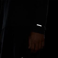 Men's Nike Dri-FIT Miler Long Sleeve Running Top - Black/Reflective Silver -Daily Flex Shop DD4576 010 PHSYM005 2000