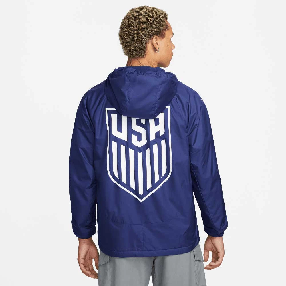 Nike Men's USA Strike Anthem Jacket - Loyal Blue/Loyal Blue/White 5 Nike Men's USA Strike Anthem Jacket - Loyal Blue/Loyal Blue/White - Image 3