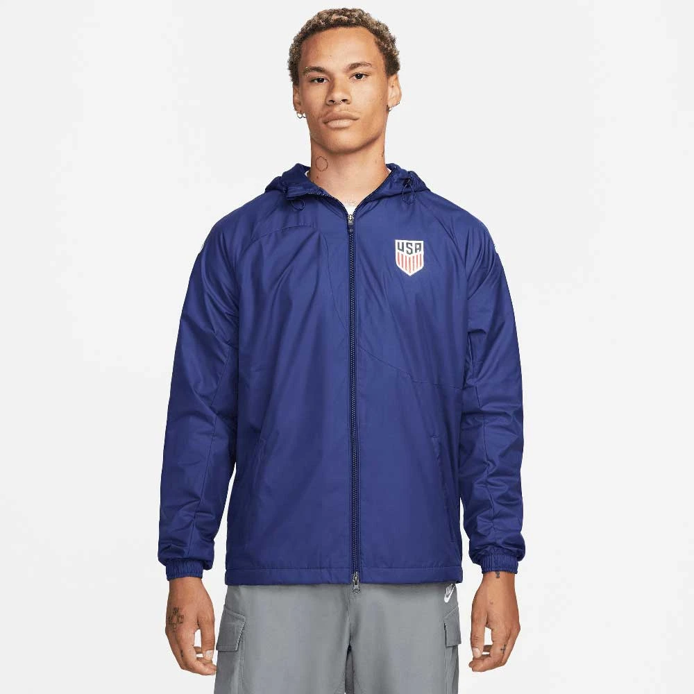Nike Men's USA Strike Anthem Jacket - Loyal Blue/Loyal Blue/White 3 Nike Men's USA Strike Anthem Jacket - Loyal Blue/Loyal Blue/White