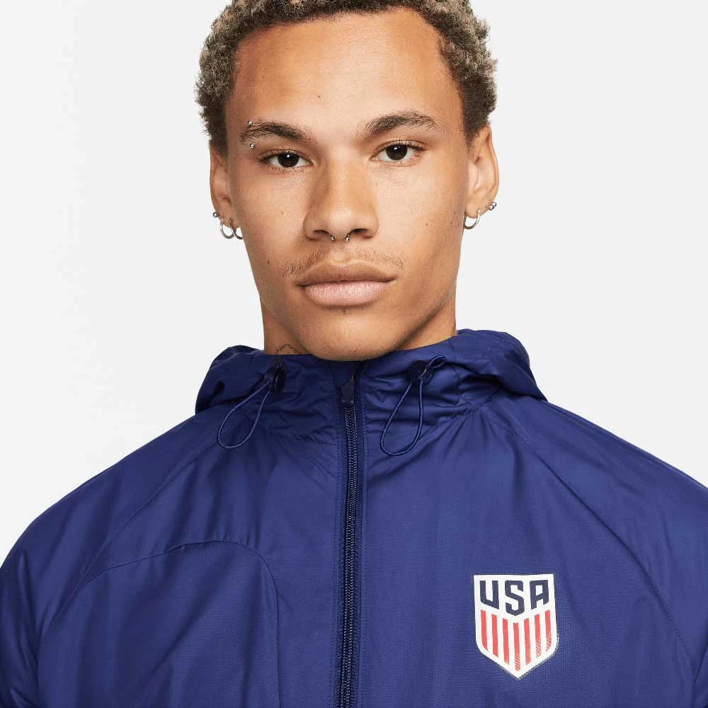 Nike Men's USA Strike Anthem Jacket - Loyal Blue/Loyal Blue/White 4 Nike Men's USA Strike Anthem Jacket - Loyal Blue/Loyal Blue/White - Image 2