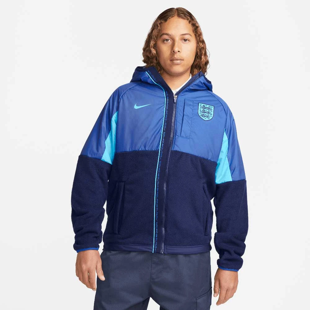 Nike Men's England Winterized Full Zip Jacket - Game Royal/Blue Void/Blue Fury 3 Nike Men's England Winterized Full Zip Jacket - Game Royal/Blue Void/Blue Fury