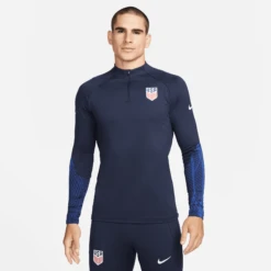 Nike Men's USA DF Strike Drill Top -Obsidian/Bright Blue/White