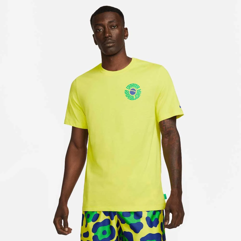 Nike Men's CBF Voice World Cup 22 Tee - Dynamic Yellow 3 Nike Men's CBF Voice World Cup 22 Tee - Dynamic Yellow
