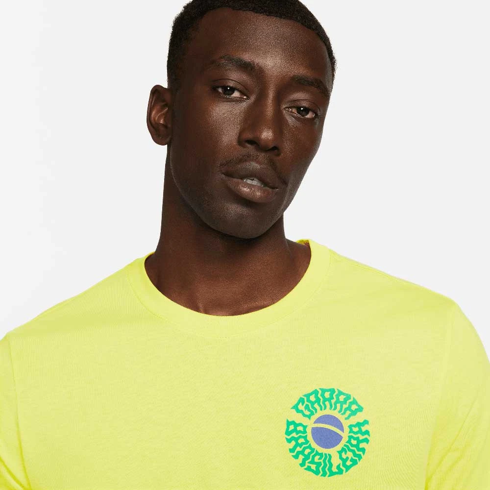 Nike Men's CBF Voice World Cup 22 Tee - Dynamic Yellow 4 Nike Men's CBF Voice World Cup 22 Tee - Dynamic Yellow - Image 2