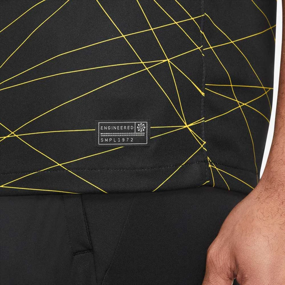 Nike Men's Paris Saint-Germain 2023/24 Stadium Fourth Jersey - Black/Tour Yellow 7 Nike Men's Paris Saint-Germain 2023/24 Stadium Fourth Jersey - Black/Tour Yellow - Image 5